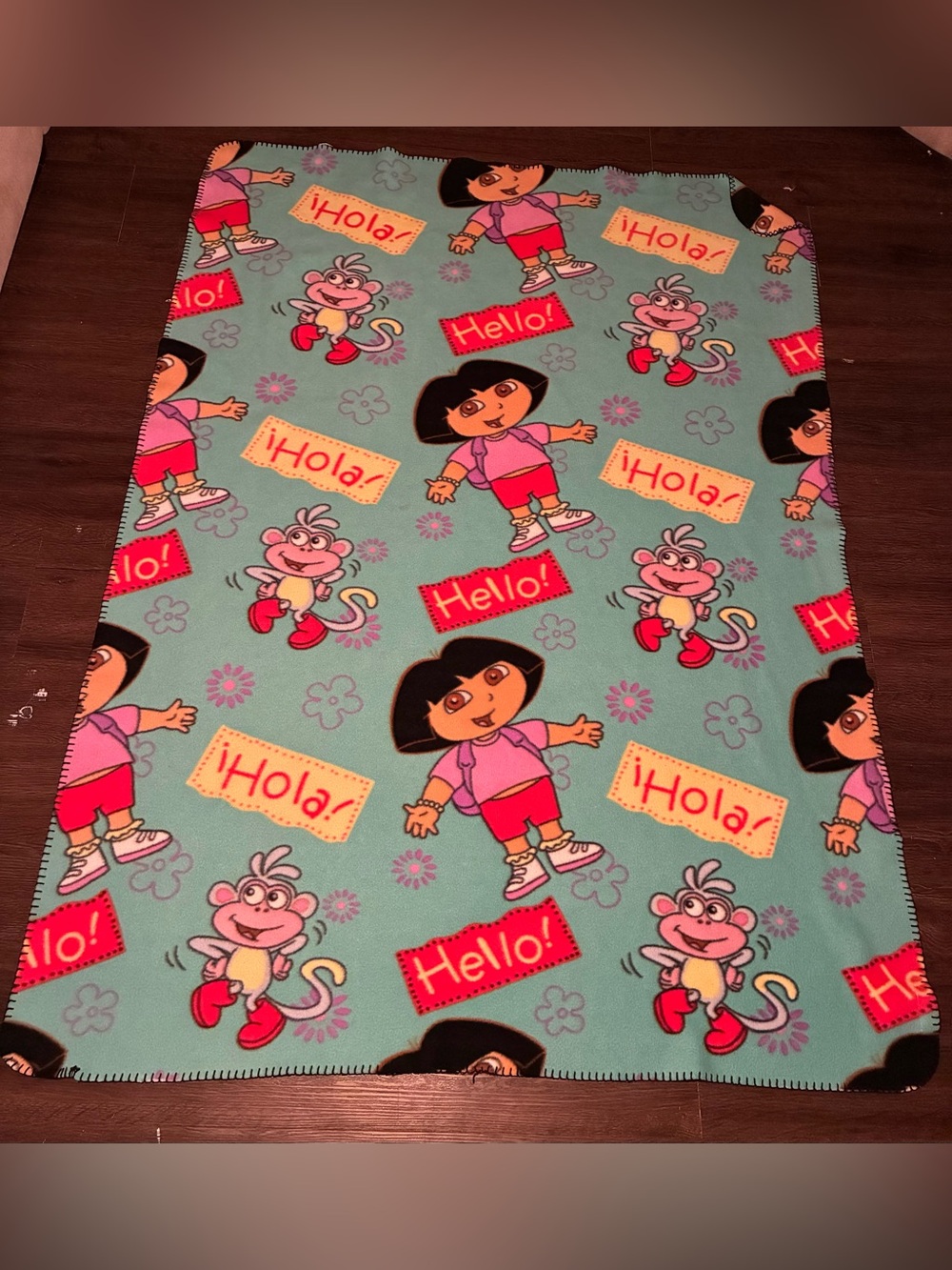 Dora the explorer VTG 60 x 45 Fleece Blanket